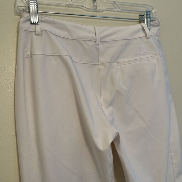 SLAZENGER Ultralight Aero Skinny Quick Dry Twill Golf Pants, White- Size 2 - Picture 10 of 10